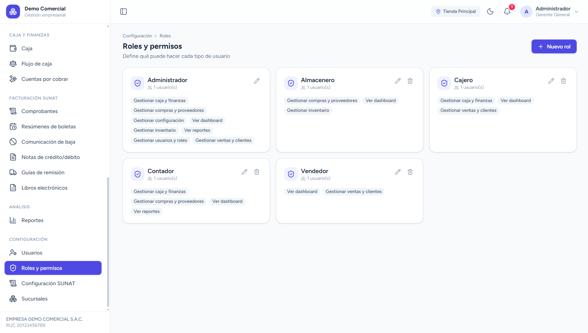 Captura 7 de Sistema de Facturación