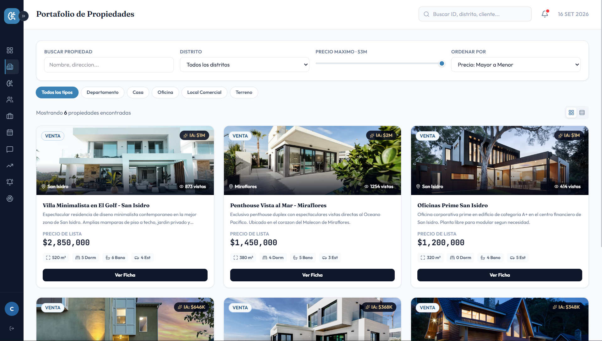 Captura 2 de InmoPredict — Predicción Inmobiliaria con IA